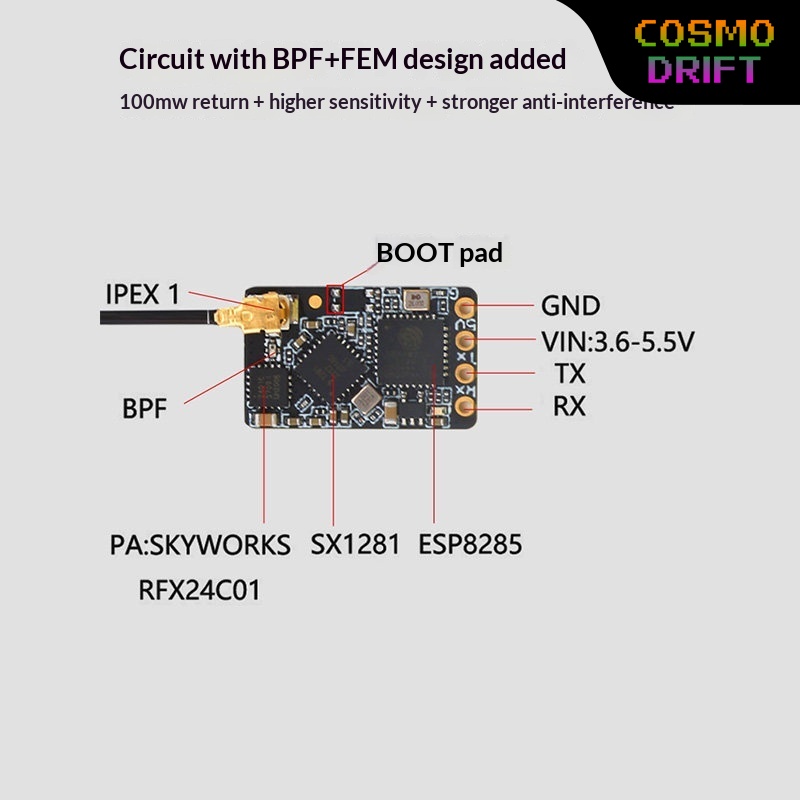 Penerima Hot BAYCK Expresslrs  - Drone Racing Transmitter ulasan dan harga