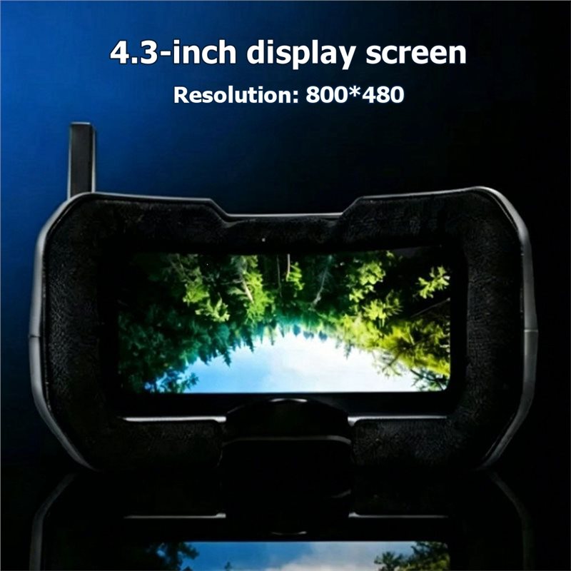 AA84 HGLRC VR001 5.8G Kacamata - Drone Racing Goggles ulasan dan harga